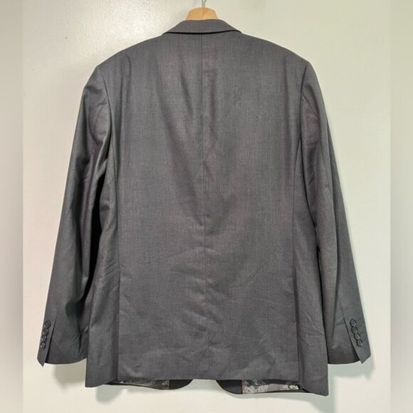 Marco Donateli Men’s Gray Suit Blazer & Trousers Set - 42T Jacket, 36T Pants - Picture 8 of 16